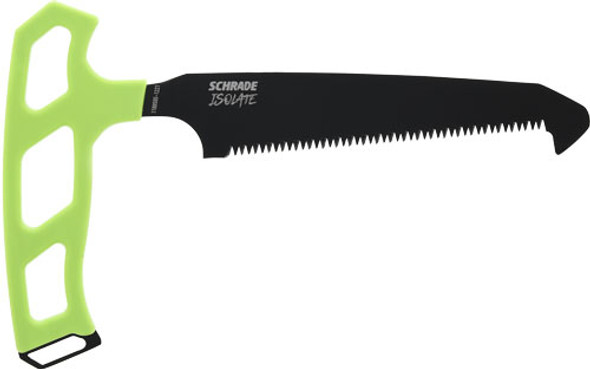 BONE SAW 5" SK5 BLACK/GREENSCHRADE KNIFE ISOLATE LARGE 