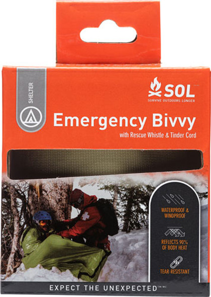 TENDER CORD & E WHISTLE ODGRNARB SOL EMERGENCY BIVVY W/ 