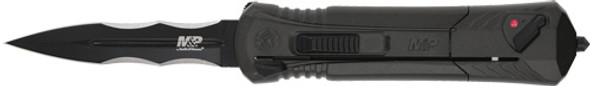 BLADE TIP DOWN CARRY W/SAFETYS&W KNIFE M&P OTF 3.5" AUS-8 