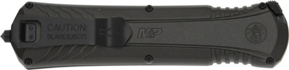 BLADE TIP DOWN CARRY W/SAFETYS&W KNIFE M&P OTF 3.5" AUS-8 