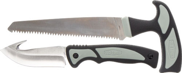 SAW/GUT HOOK KNIFE & SHEATH!OLD TIMER KNIFE HUNTER KIT W/ 
