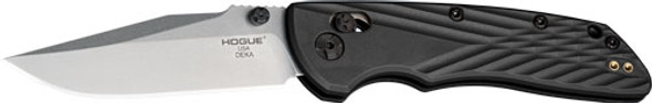 3.25" CLIP POINT POLY BLACKHOGUE DEKA ABLE LOCK FOLDER 