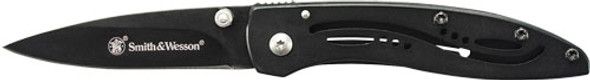 S&W KNIFE BLACK BLADE 3" BLADE 