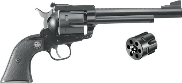 357/9MM 6.5" AS BLUED BLK SYNRUGER BLACKHAWK CONVERTIBLE 