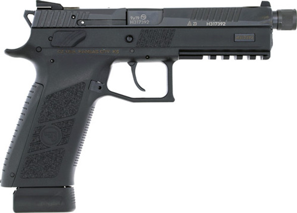 SUPPRESSOR READY BLACKCZ P-09 9MM LUGER FS 21-SHOT 