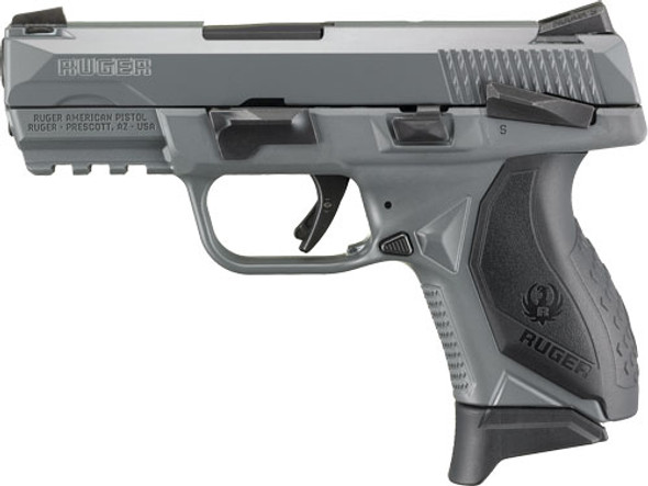 17-SHOT GRAY CERAKOTE W/SAFETYRUGER AMERICAN COMPACT 9MM 