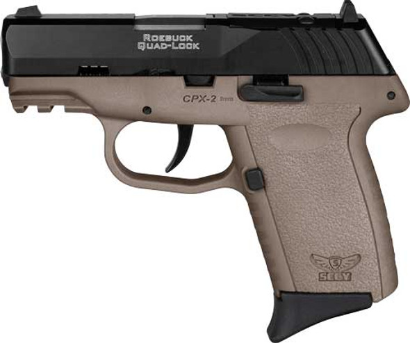 10RD BLACK/FDE W/O SAFETY RDRSCCY CPX2-CB PISTOL GEN 3 9MM 