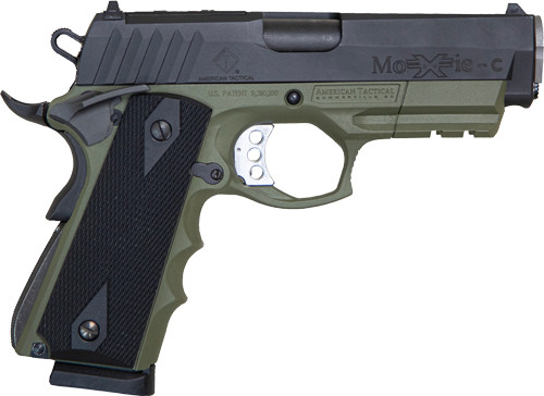 4.25" FS BLACK/GREEN MOXIEATI HGA FXH-45 HYBRID 45ACP 