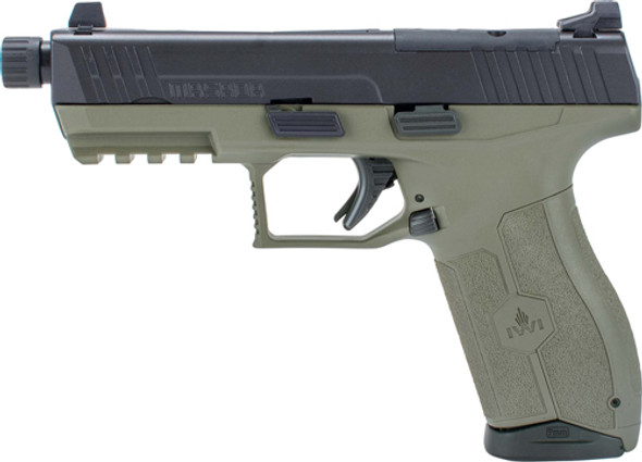 BBL 3-DOT ORP 2-17RD MAG ODGRNIWI MASADA 9MM 4.6" THREADED 