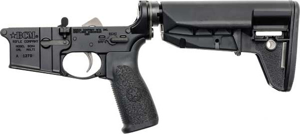 W/BCM MOD-2 SOPMOD BLACKBCM LOWER GROUP AR-15 5.56MM 