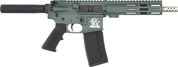 7.5" SS. BBL. CHARCOAL GREENGLFA AR15 PISTOL 223 WYLDE 