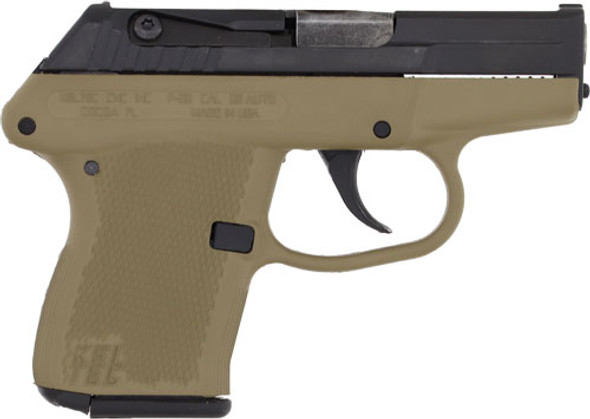 7SH BLUED/TAN GRIPKEL-TEC P-32 32ACP DA FS 