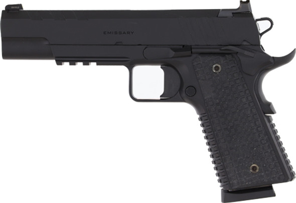 45ACP 5" 8RD BLACK G-10<SPRINGFIELD 1911 EMISSARY 