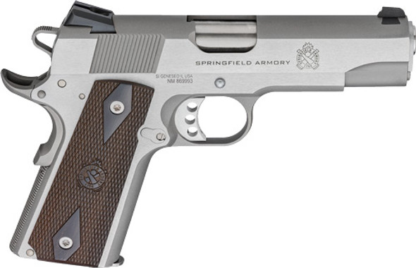 9MM 4.25" 9RD SS/WALNUTSPRINGFIELD 1911 GARRISON 