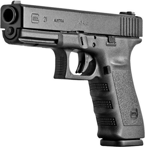 FS 10-SHOT BLACK W/GLOCK RAILGLOCK 21 SHORT FRAME 45ACP 