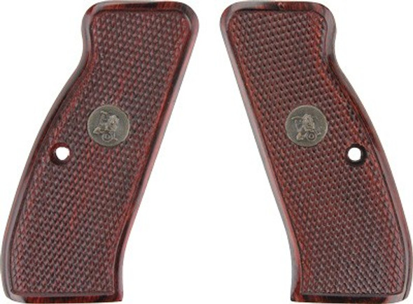 CZ 75/85 ROSEWOOD CHECKEREDPACHMAYR LAMINATED WOOD GRIPS 