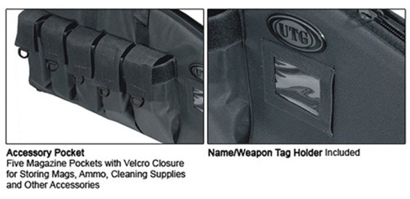 DC TACTICALUTG GUN CASE 38" BLACK 