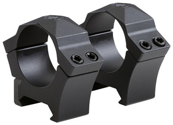 1" STEEL MEDIUM BLACK MATTESIG OPTICS SCOPE RINGS ALPHA 1 