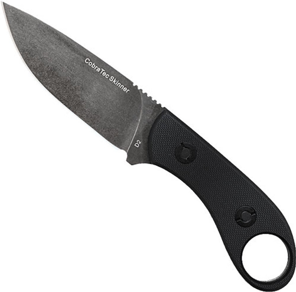 TANG BLACK G10 W/KYDEX SHEATHCOBRATEC D2 SKINNER 3.75" FULL 