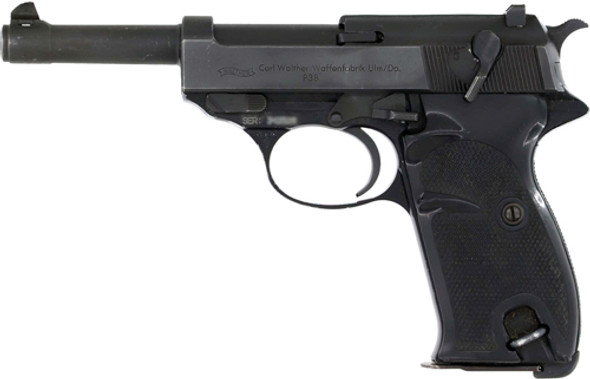 8RD MAG BLACK GOOD CONDITIONUSED WALTHER P38 9MM 4.9" BBL 