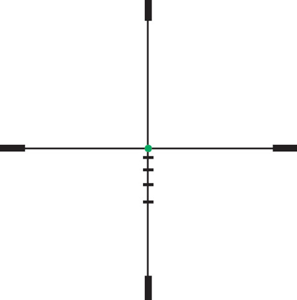 30MM SFP HC3 GREEN (MOA) BLACKEOTECH SCOPE VUDU 1-8X24MM 