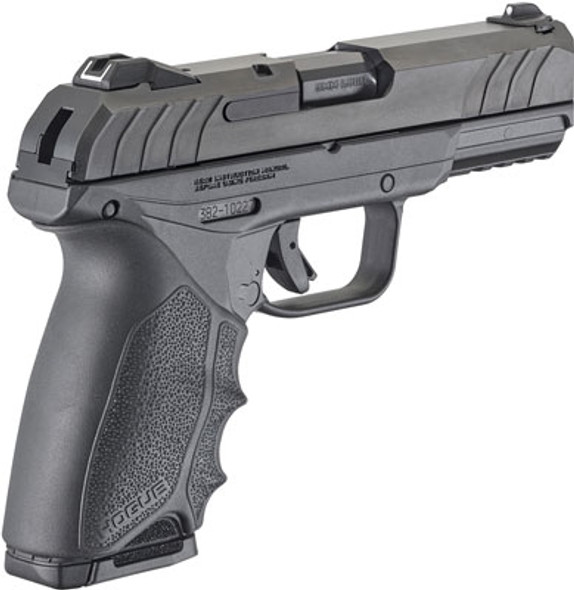 ADJ 10-SHOT BLUED HOGUE HANDALRUGER SECURITY-9 9MM LUGER 