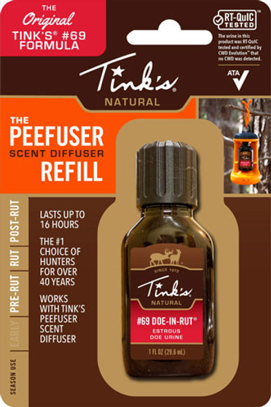 .5OZ BOTTLE #69 DOE-IN-RUTTINKS SCENT DIFFUSER REFILL 