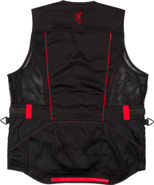 R-HAND XL BLACK/RED TRIMBROWNING ACE SHOOTING VEST 