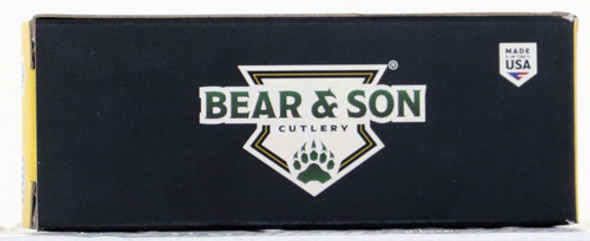 TROUT 3" W/LEATHER SHEATH USABEAR & SON INDIA STAG BIRD & 