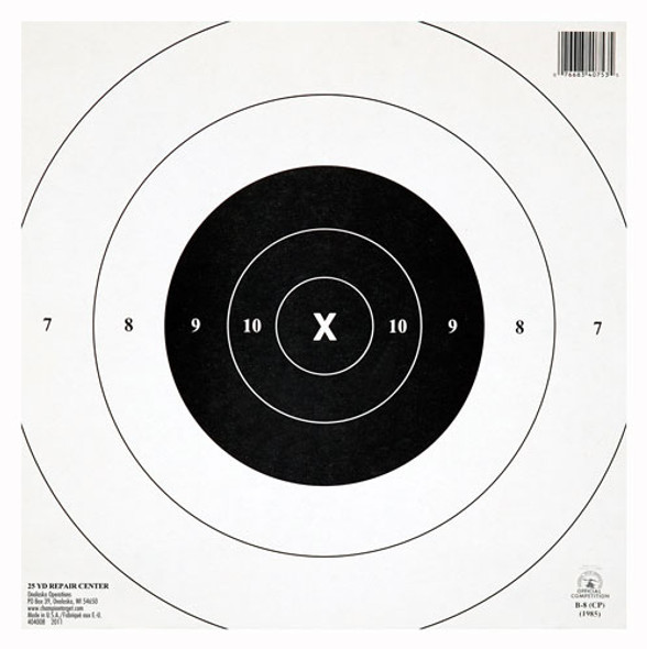 25YD. TIMED RAPID FIRE 12PKCHAMPION TGT PAPER 10.5"X10.5" 