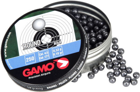8.2 GRAINS 250PK TINGAMO 177 LEAD ROUNDBALL BB'S 
