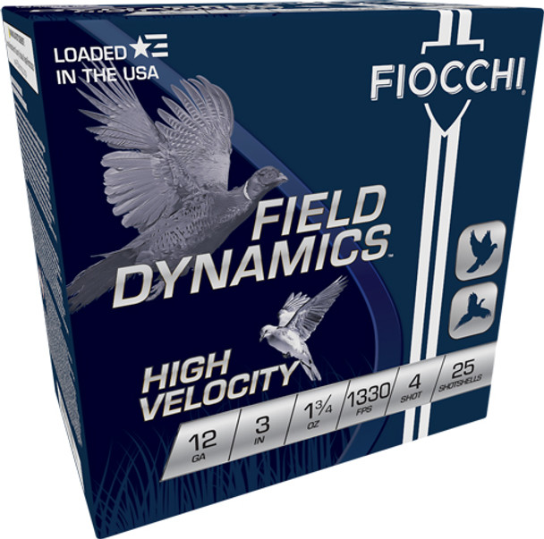1330FPS 25RD 10BX/CSFIOCCHI 12GA 3" 1-3/4OZ #4 