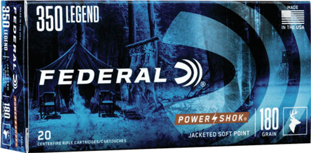 180GR SP 20RD 10BX/CSFEDERAL POWER-SHOK 350 LEGEND 