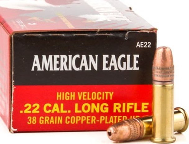 1260FPS 40RD 100BX/CSFEDERAL AE 22LR 38GR HP 