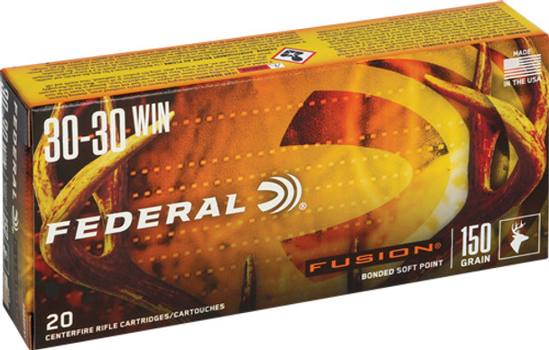 FUSION 20RD 10BX/CSFEDERAL FUSION 30-30 WIN 150GR 