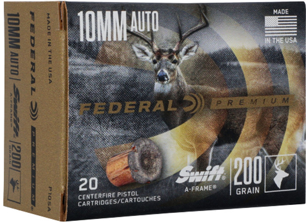20RD 10BX/CSFEDERAL 10MM 200GR A-FRAME JHP 