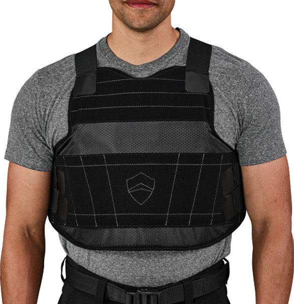 VEST MEDIUM BLACK W/CLS ARMORBULLETSAFE CONCEALABLE BLLTPRF 
