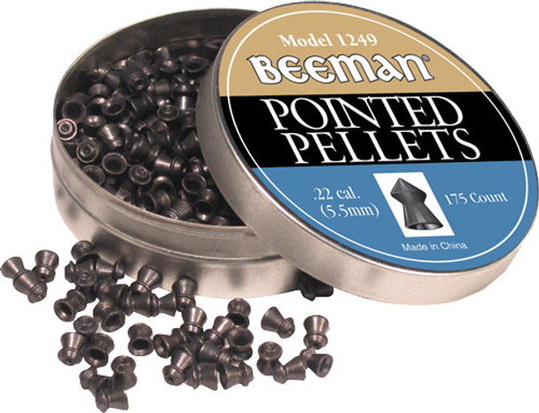 15.43GR 175 PACKBEEMAN PELLETS 22 POINTED 