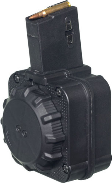65RD DRUM BLK POLYMERPRO MAG MAGAZINE AR-15 223 