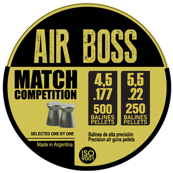 MATCH AIR PISTOL 7GR 500 PACKHATSAN APOLO 177 AIR BOSS 