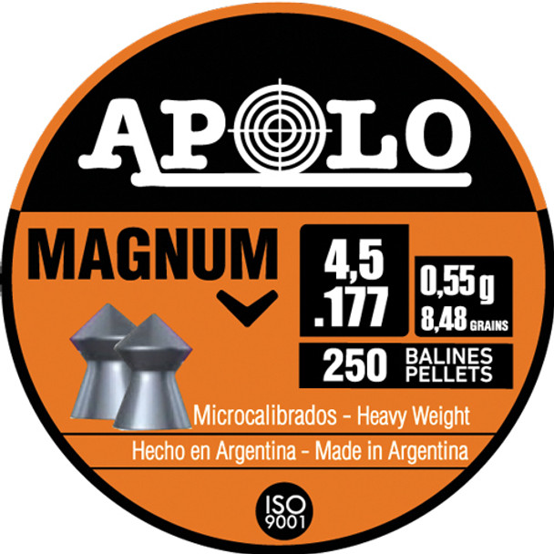 GRAIN 250 PACKHATSAN APOLO 177 MAGNUM 8.48 