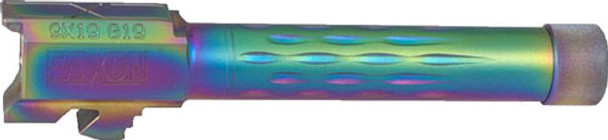 FLAME FLUTE THREADED CHAMELEONFAXON FITS GLOCK 19 BARREL 9MM 