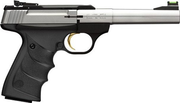 22LR 5.5"HB STAINLESS/BLK SYNBROWNING BUCK MARK CAMPER URX 