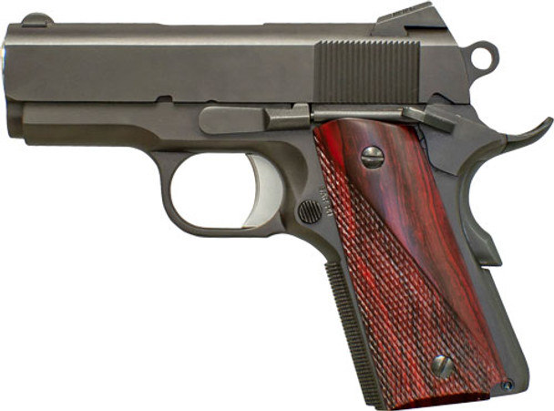 3.25" 6RND BLUED/RED COCOBOLO<FUSION 1911 BANTAM 45ACP DFND 