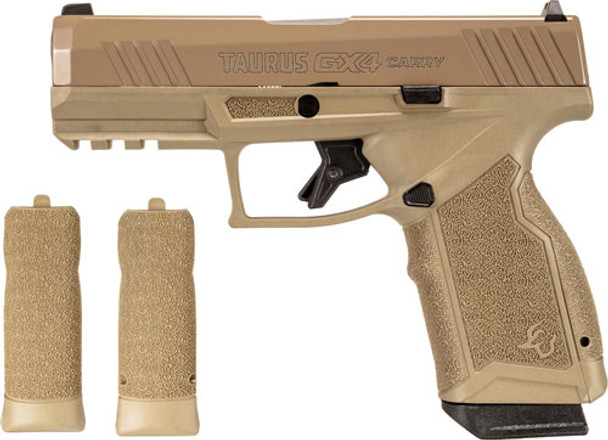 3.7" FDE POLYMERTAURUS GX4 CARRY 9MM 15-SHOT 