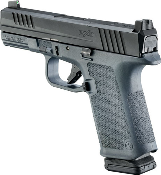 10-SHOT STEALTH GREY GRIPRUGER RXM 9MM LUGER 4" ADJ 