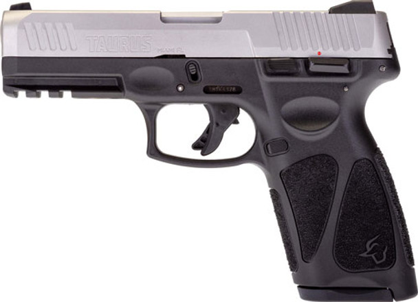 ADJ. MATTE SS POLYMERTAURUS G3 9MM 15-SHOT 3-DOT 
