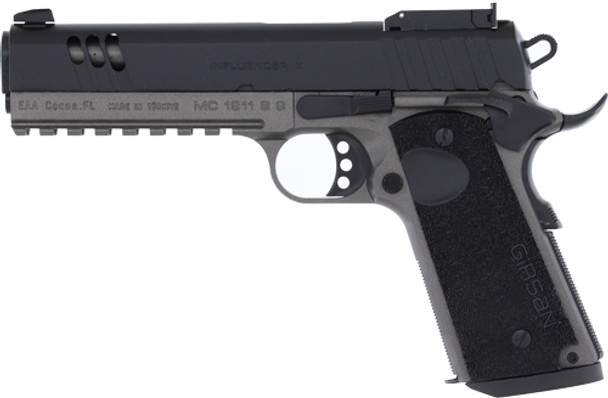 GOVT 9MM ADJ SIGHT 9RD TUNGSTNGIRSAN MC1911S INFLUENCER X 