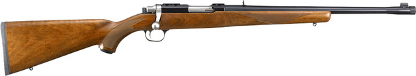 BLUED WALNUT W/RINGS THREADEDRUGER 77/44 44 REM MAGNUM 