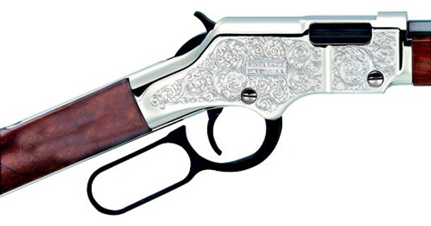 20" OCTAGON WALNUT ENGRAVEDHENRY SILVER EAGLE 22S/L/LR 
